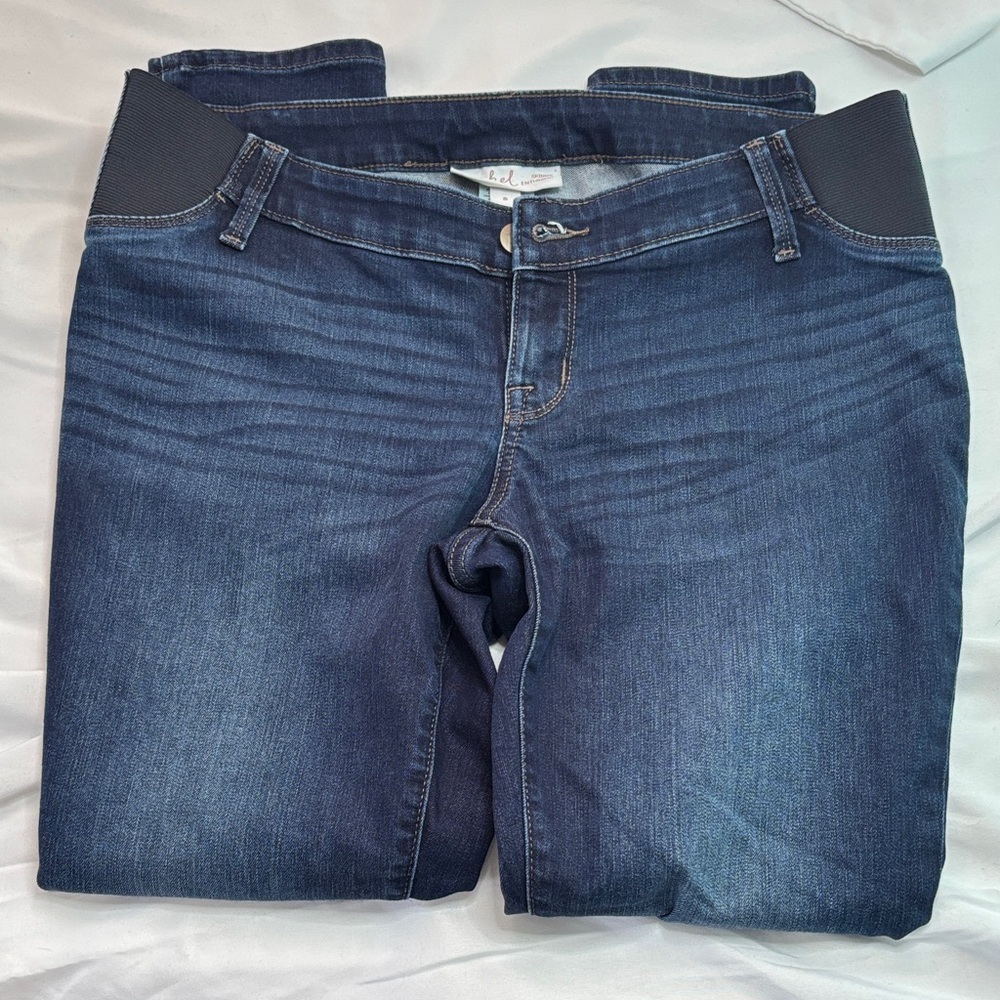 Isabel Maternity by Ingrid & Isabel Dark Blue Skinny Maternity Jeans